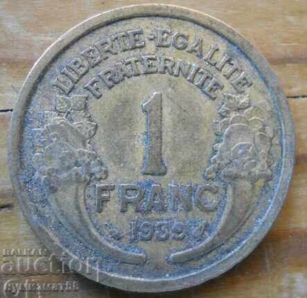 1 franc 1939 - Franța