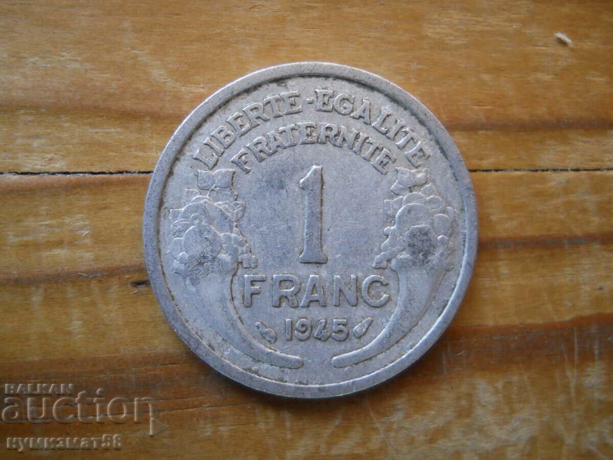 1 franc 1945 - France