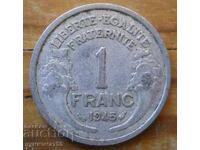 1 franc 1945 - Franța