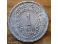 1 franc 1949 - Franța