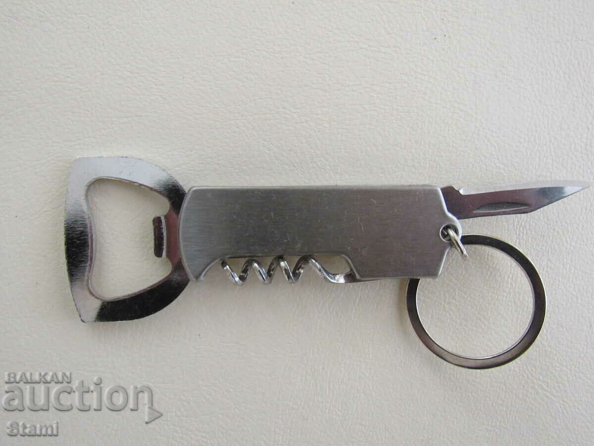 Breloc de cuțit pliabil din metal 3 în 1 din Sicilia, Italia - 5 Breloc de cuțit pliabil din metal 3 în 1 din Sicilia, Italia - 5