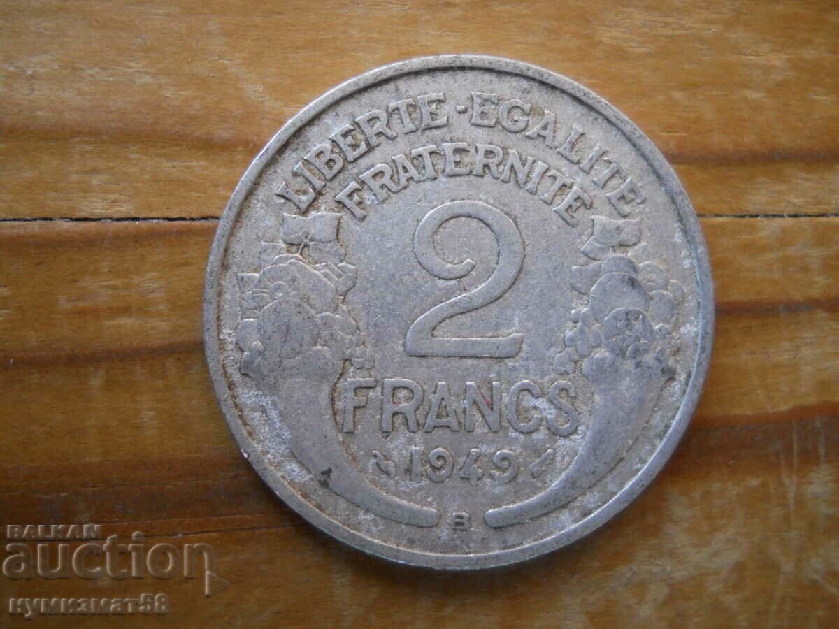 2 franci 1949 - Franta