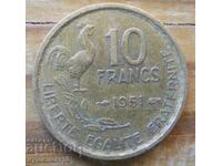 10 franci 1951 - Franta