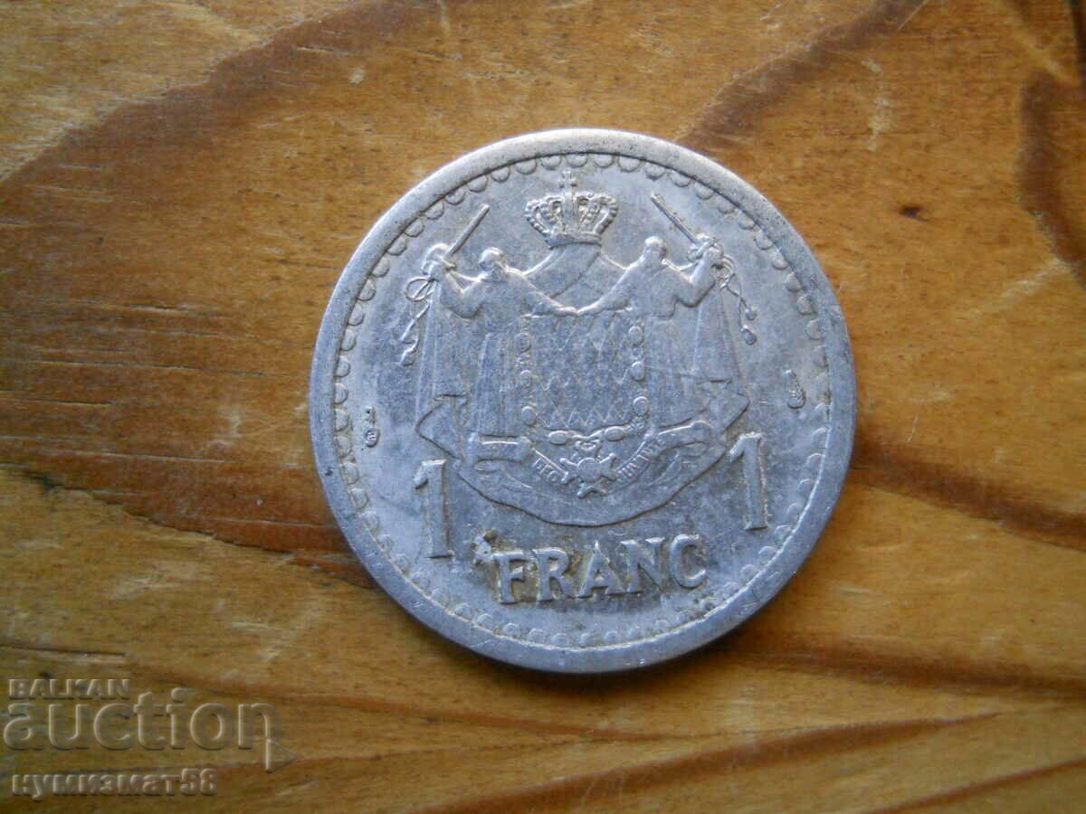 1 franc 1943 - Monaco