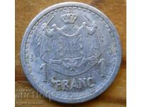 1 franc 1943 - Monaco