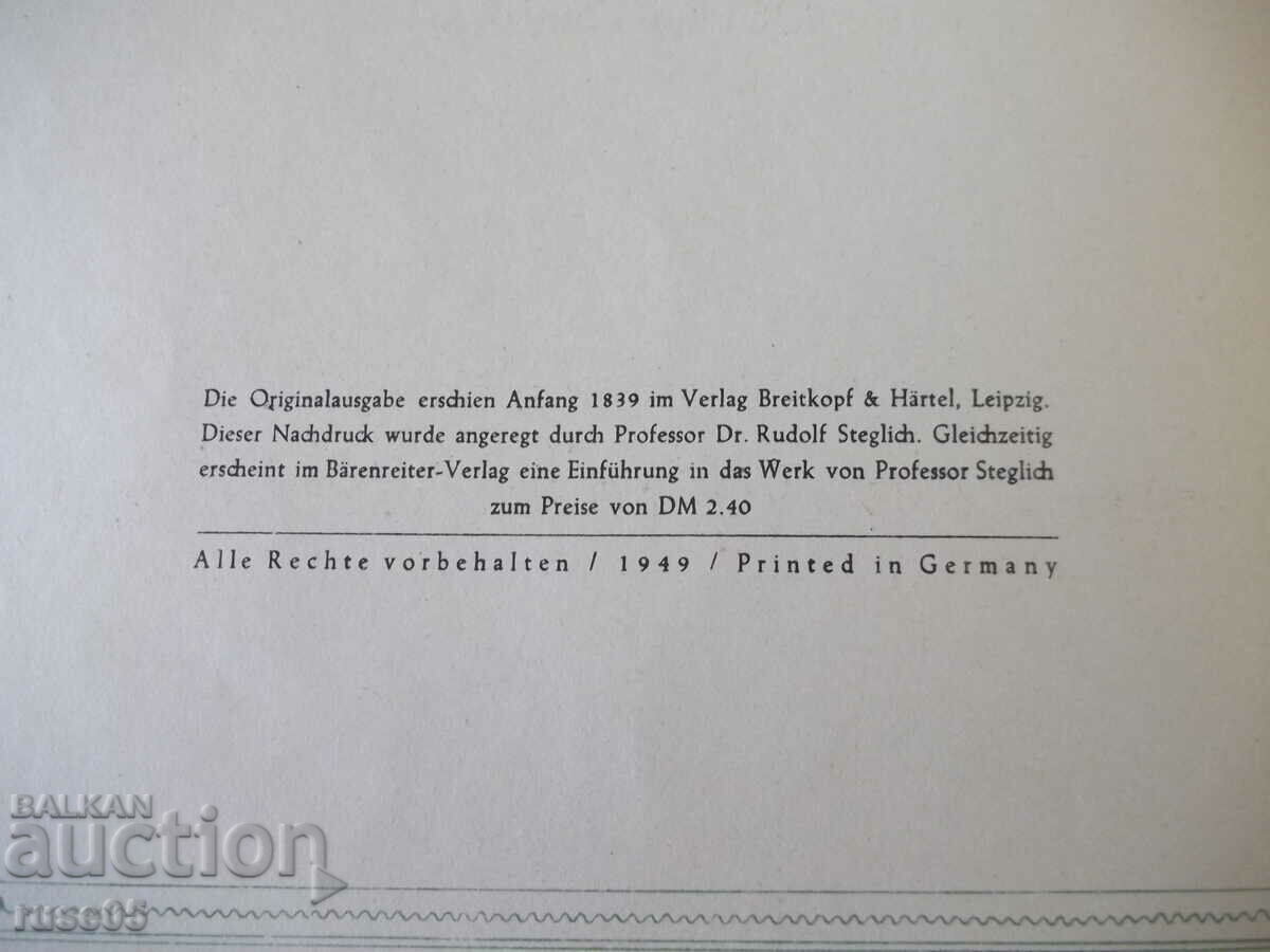 Auction Sheet music "Kinderszenen - ROBERT SCHUMANN" - 20 pages. Auction Sheet music "Kinderszenen - ROBERT SCHUMANN" - 20 pages.