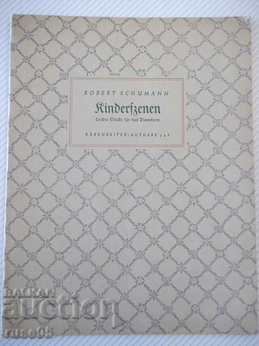 Sheet music "Kinderszenen - ROBERT SCHUMANN" - 20 pages.