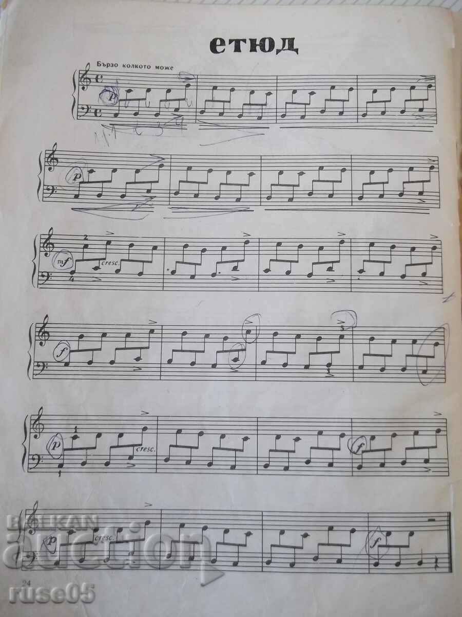 Delivery of Sheet music "Children's album for piano - Parashkev Hadjiev" - 28 pages. Delivery of Sheet music "Children's album for piano - Parashkev Hadjiev" - 28 pages.