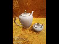 Jug and sugar bowl BAVARIA mark gilding