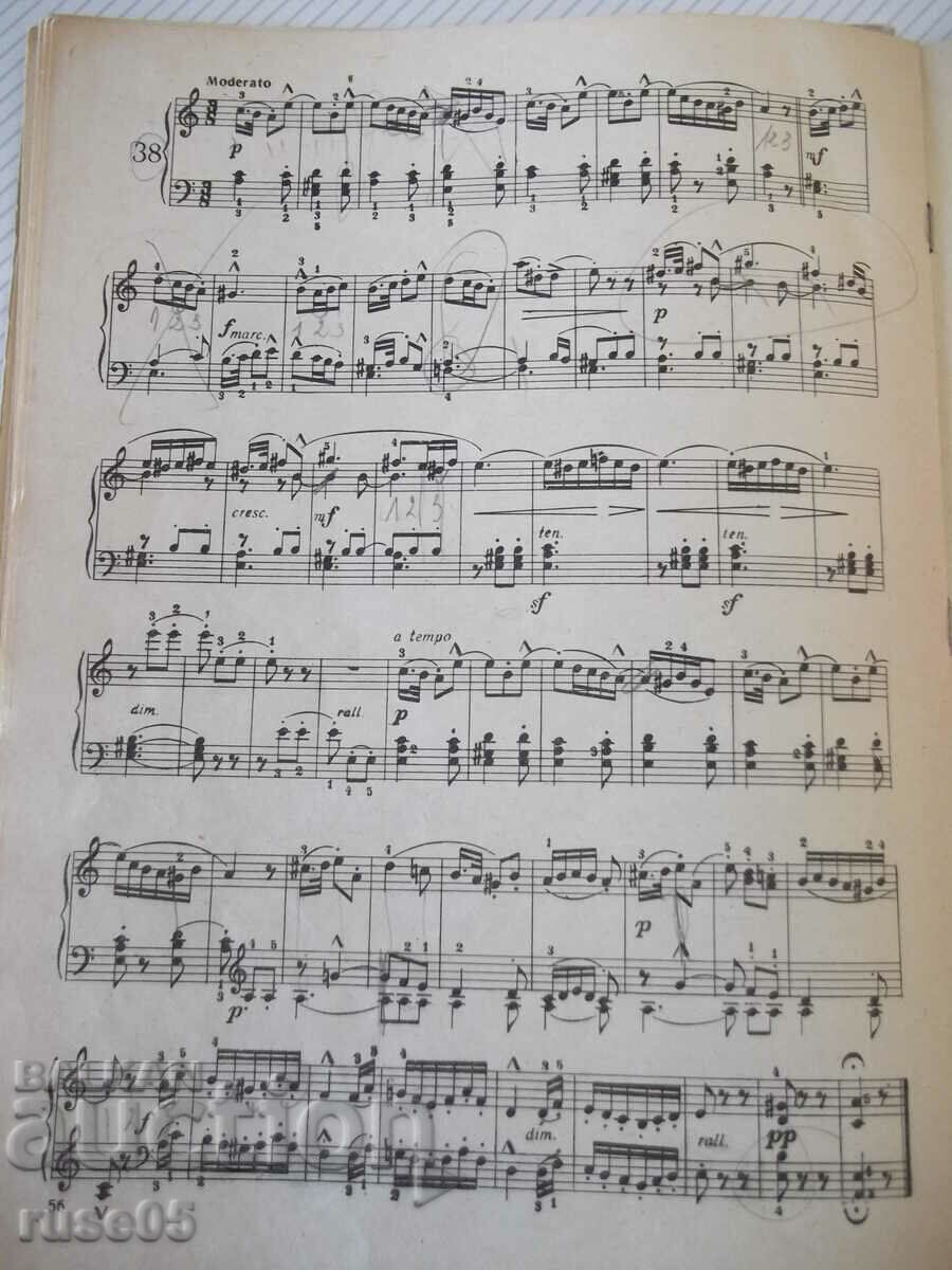 Delivery of Sheet music "Children's etudes for piano - A. L'OMOAN" - 76 pages. Delivery of Sheet music "Children's etudes for piano - A. L'OMOAN" - 76 pages.