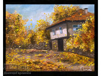 Denitsa Garelova oil painting 30/40 "Autumn Whisper""