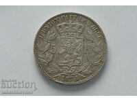 5 φράγκα Βέλγιο 1873, 25 g, 900 δείγμα