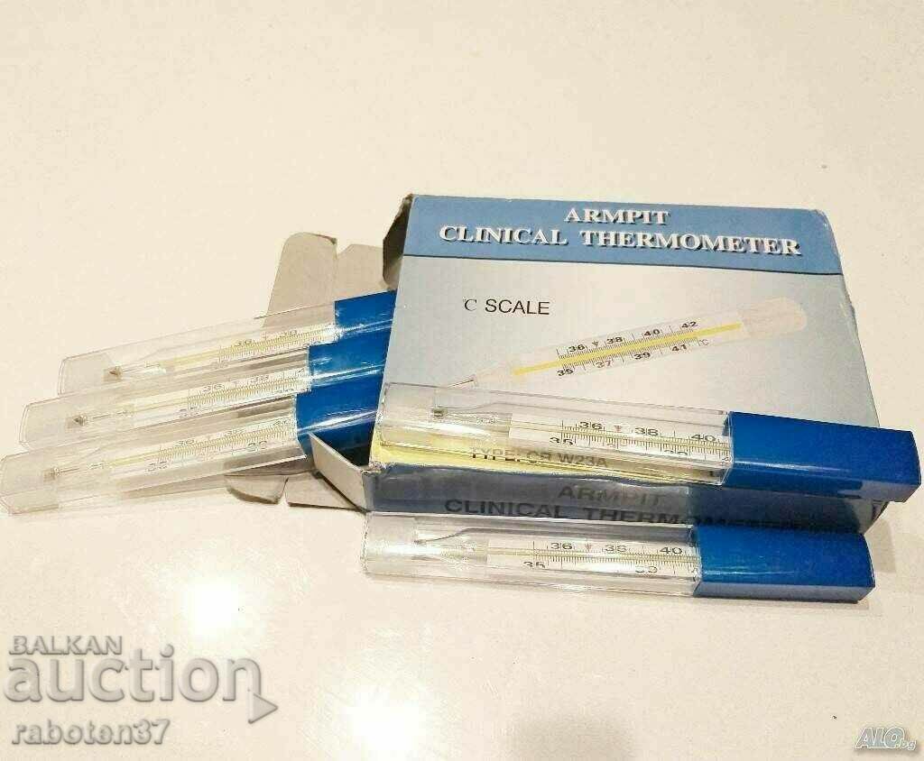 Mercury thermometer, mercury thermometers, Russian thermometers