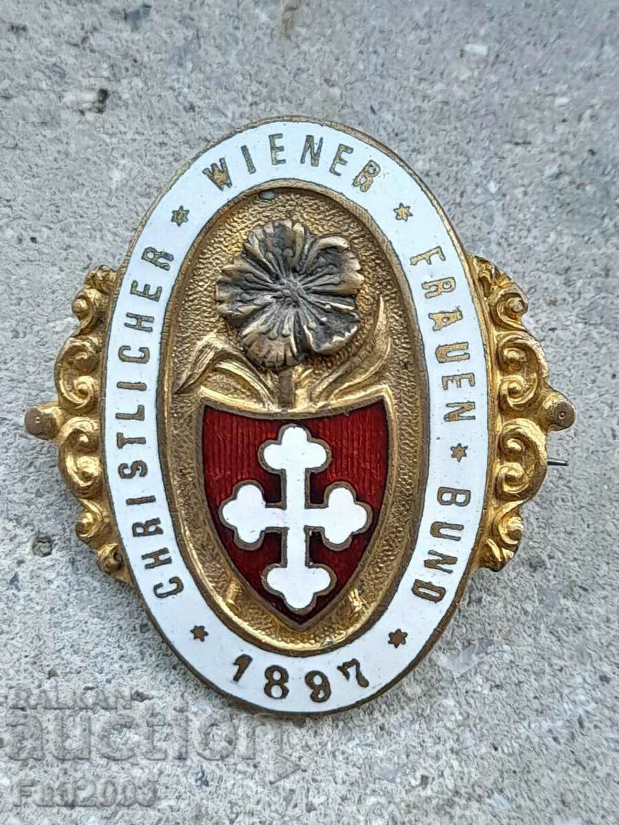 Badge Austro-Hungarian Empire 1897