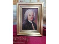 Portrait - lithograph of Johann Sebastian Bach