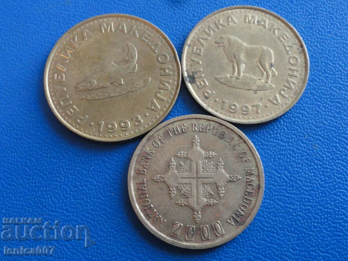 Auction Macedonia - Coins (3 pieces) Auction Macedonia - Coins (3 pieces)