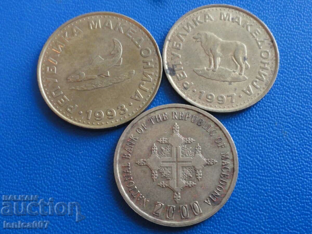 Macedonia - Coins (3 pieces) - 5 Macedonia - Coins (3 pieces) - 5