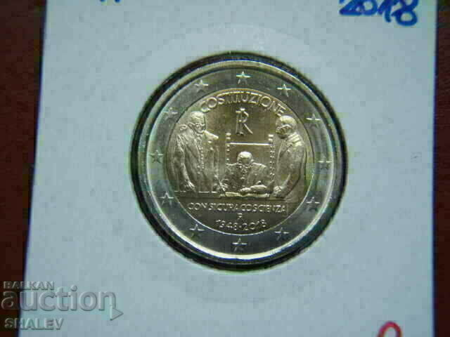 Delivery of 2 euro 2018 Italy "Constitution" (2) /Italy/ - Unc (2 euro) Delivery of 2 euro 2018 Italy "Constitution" (2) /Italy/ - Unc (2 euro)