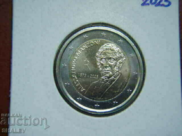 Auction  2 Euro 2023 Italy "Manzoni" / Italy (2) - Unc (2 euros)