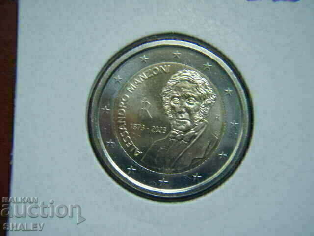 Delivery of 2 Euro 2023 Italy "Manzoni" / Italy (2) - Unc (2 euros)