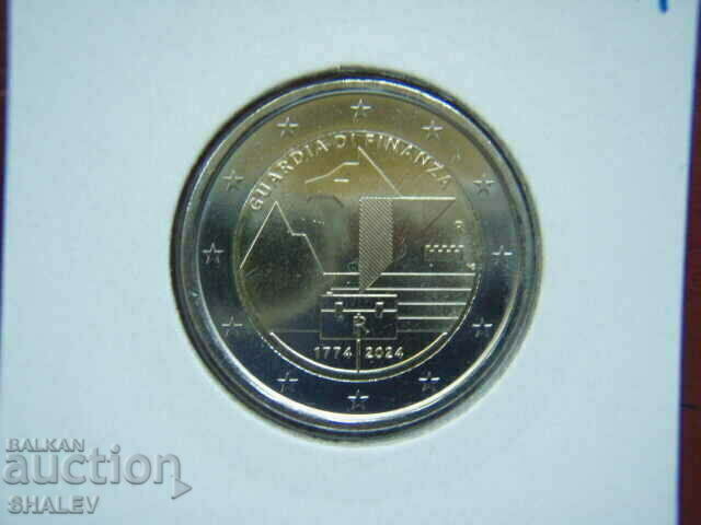 Licitație 2 Euro 2024 Italia "Guarda di Financa" Italia (1) Unc /2 euro