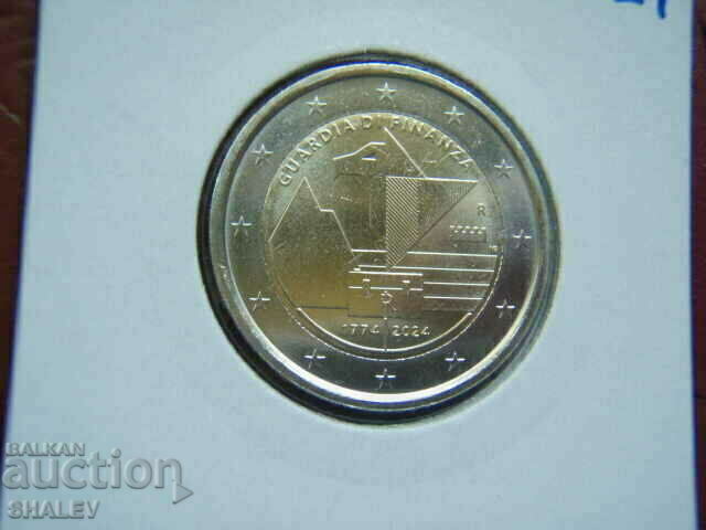 Livrarea 2 Euro 2024 Italia "Guarda di Financa" Italia (1) Unc /2 euro
