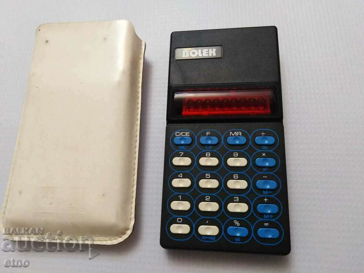 1980 OLD POLISH CALCULATOR "BOLEK" - 5 1980 OLD POLISH CALCULATOR "BOLEK" - 5