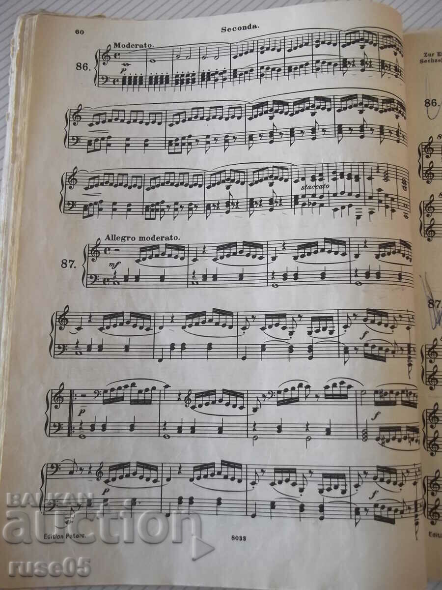 Sheet music "BEYER" - 88 pages. - 5