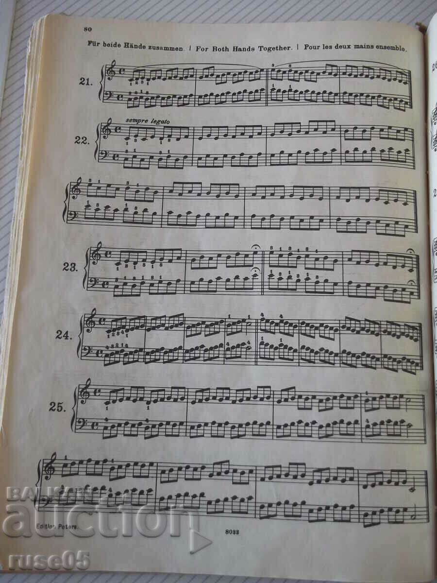 Sheet music "BEYER" - 88 pages. - 6