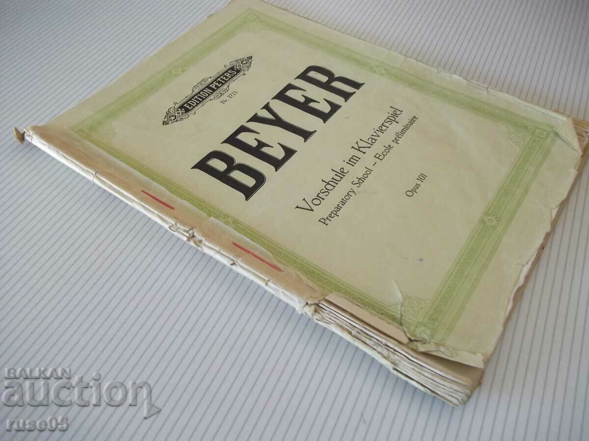Sheet music "BEYER" - 88 pages. - 7