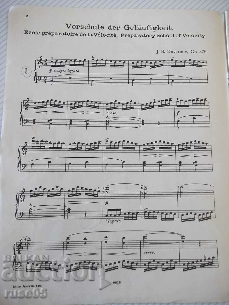 Auction Sheet music "DEVERNOY" - 36 pages. Auction Sheet music "DEVERNOY" - 36 pages.