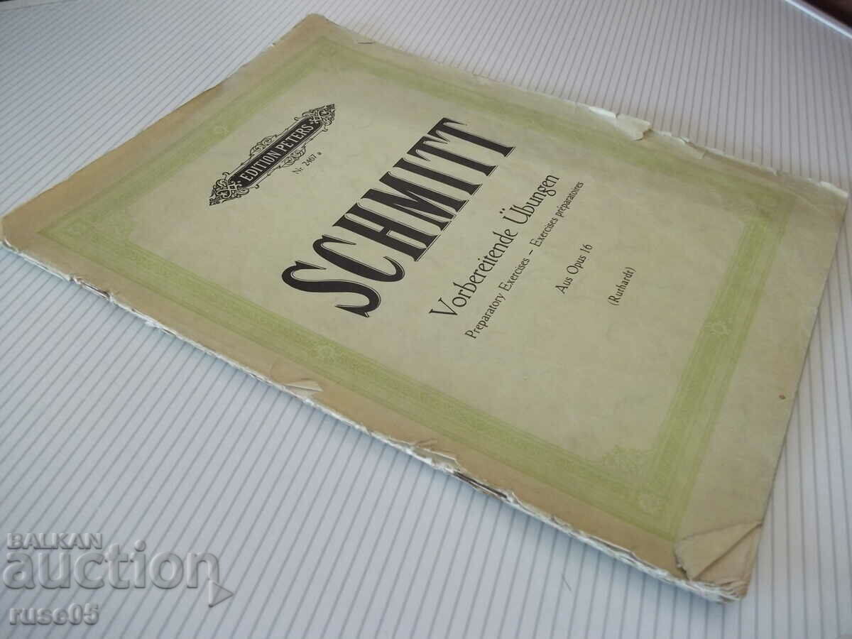 Παρτιτούρες "SCHMITT" - 20 σελίδες. - 7 Παρτιτούρες "SCHMITT" - 20 σελίδες. - 7