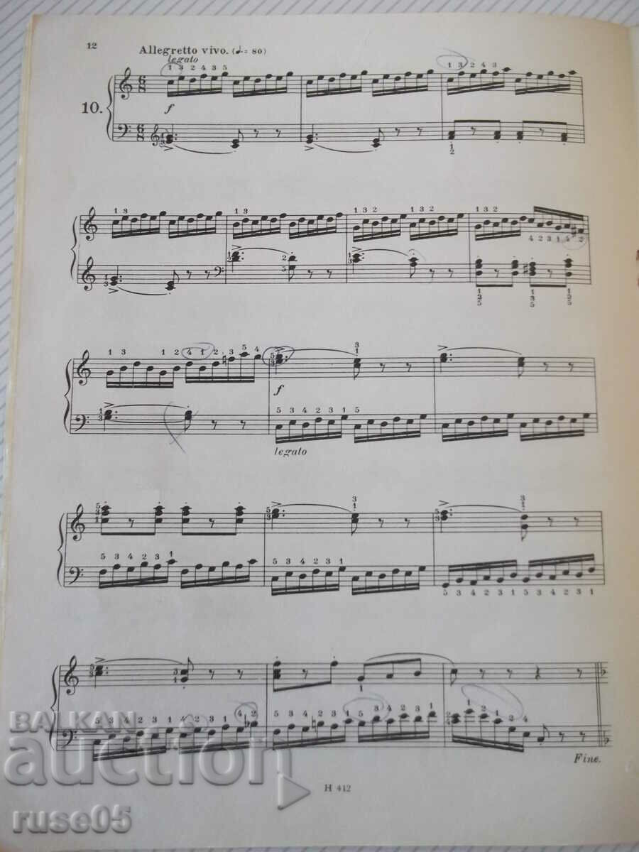 Delivery of Sheet music "KÖHLER" - 24 pages.