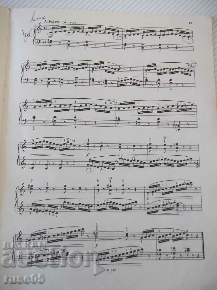 Sheet music "KÖHLER" - 24 pages. - 5
