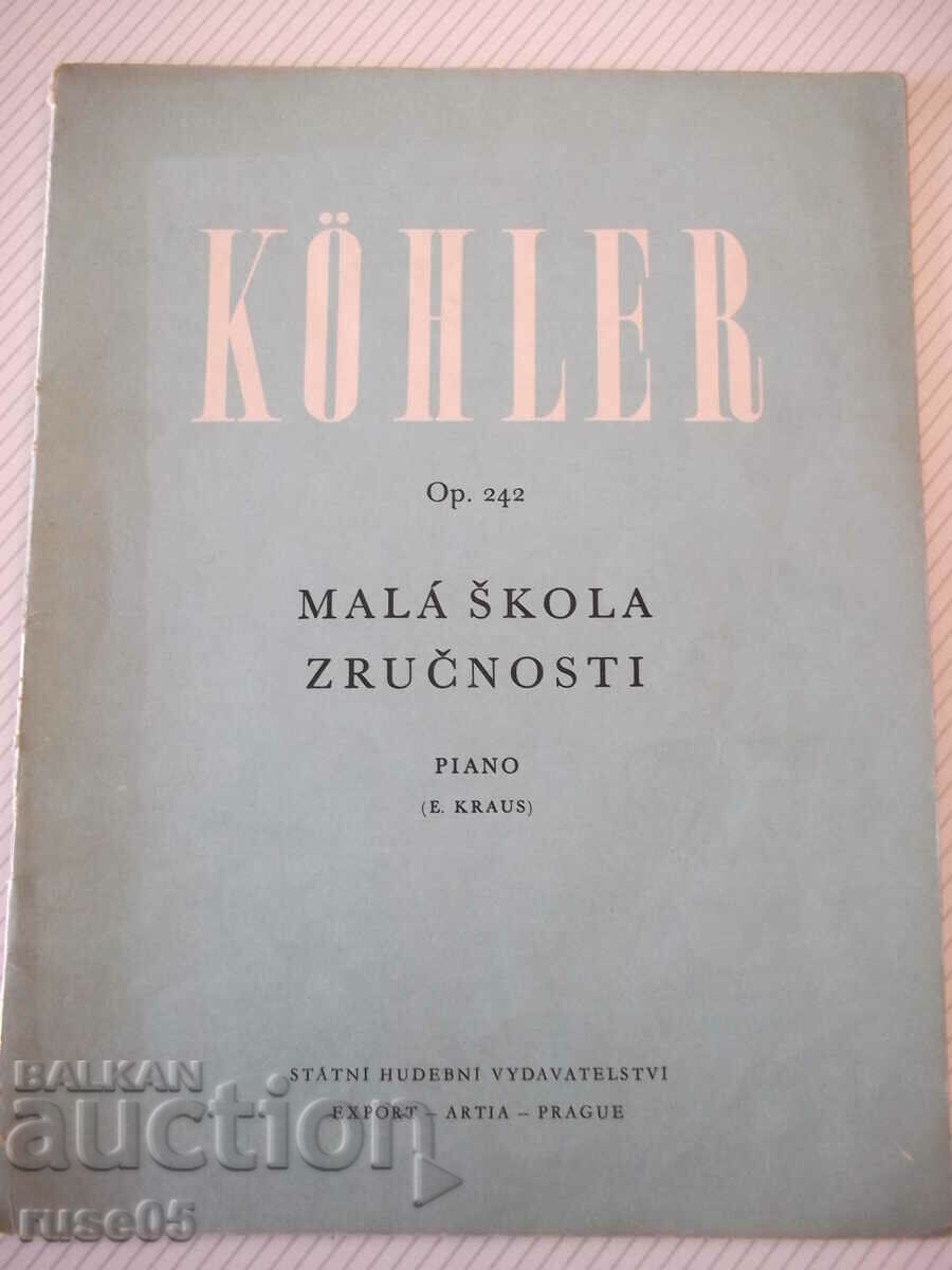 Sheet music "KÖHLER" - 24 pages.