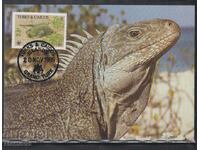 Poștal max card FDC REPTILES SOPARLE