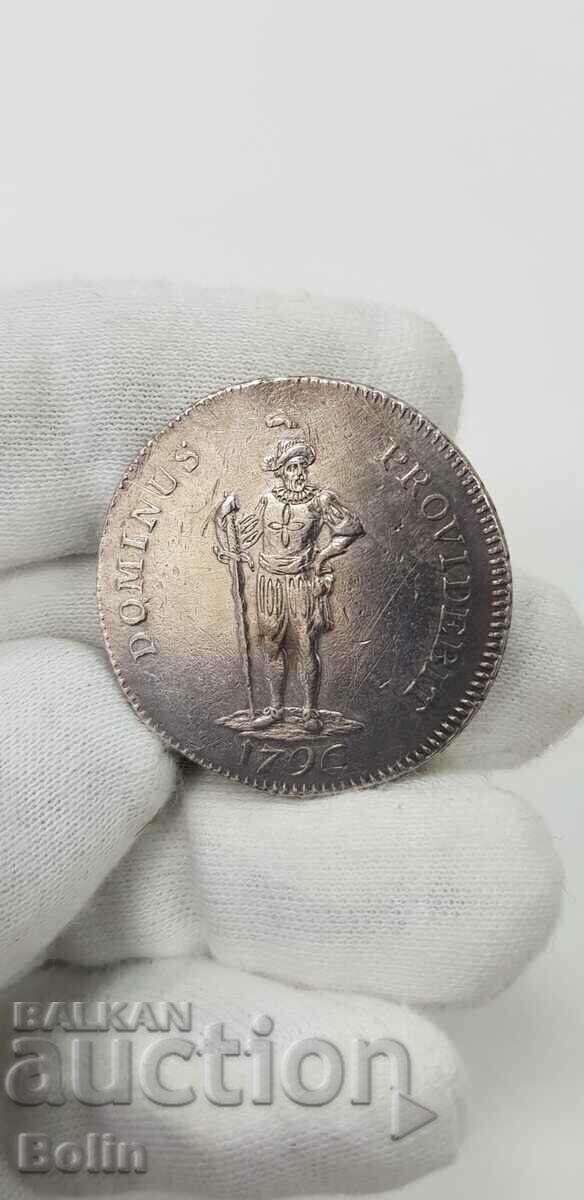 Very Rare Silver Coin Switzerland - 1796