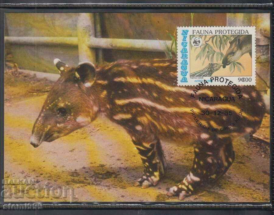 Ταχυδρομική κάρτα max FDC ANIMALS