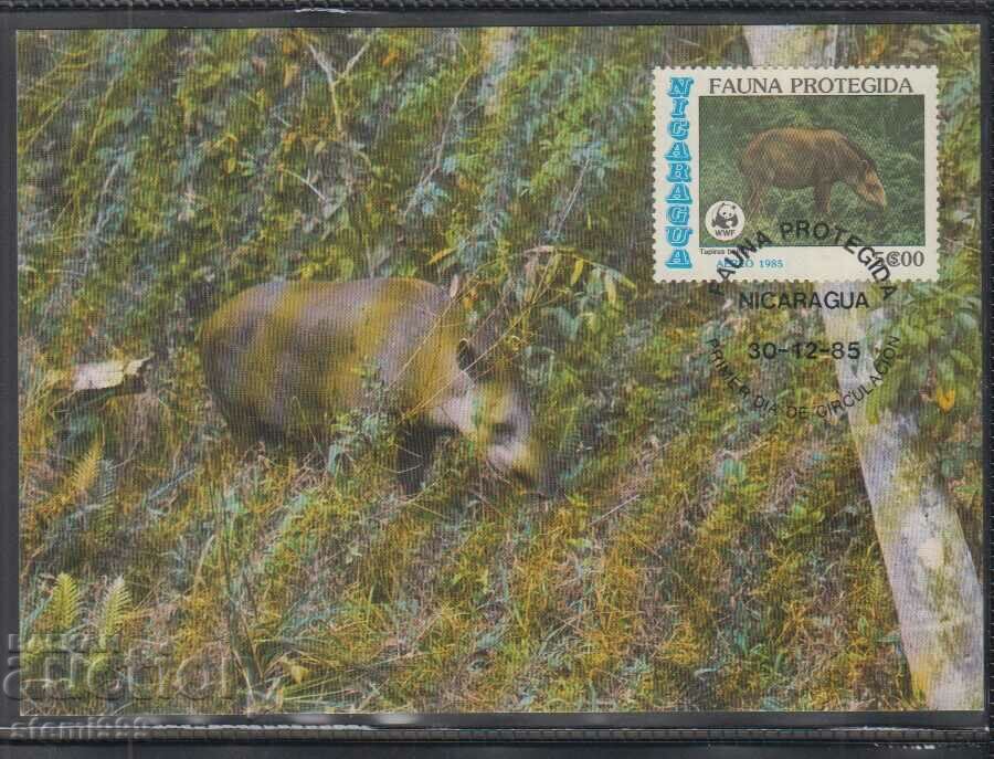 Postal max card FDC ANIMALS