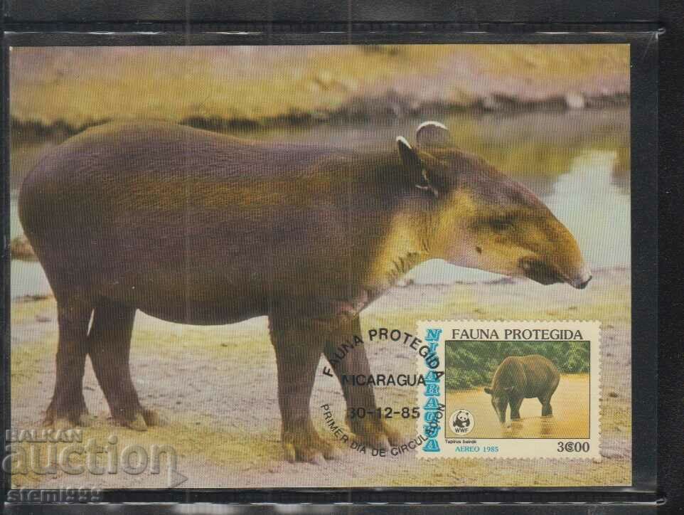 Poștal max card FDC ANIMALE