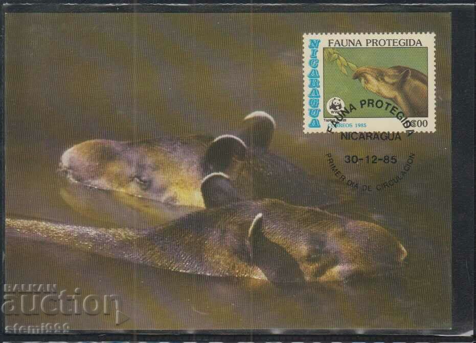 Ταχυδρομική κάρτα max FDC ANIMALS