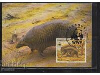 Card postal maxim FDC ANIMALS WWF