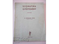 Notes "SZONATINA GYŰJTEMÉNY" - 136 pages.