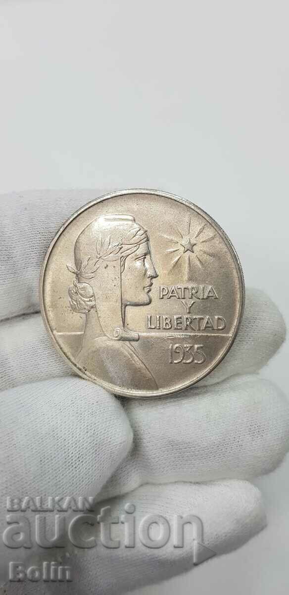 Rare 1 Peso Silver Coin - Cuba 1935 with price 250.00 BGN | € 127.82 Rare 1 Peso Silver Coin - Cuba 1935 with price 250.00 BGN | € 127.82