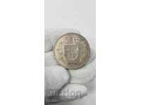 Rare silver 5 franc coin 1926 - In Switzerland