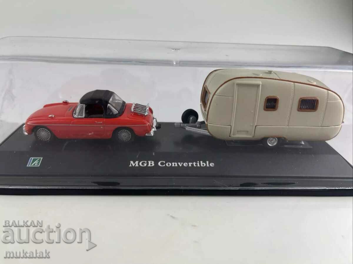 1:72  HONGWELL  MGB  КАРАВАНА  КОЛИЧКА ИГРАЧКА  МОДЕЛ