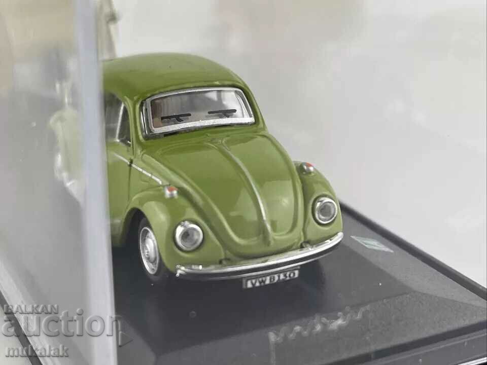 Auction  1:72 HONGWELL VW BEETLE CARAVAN TOY MODEL