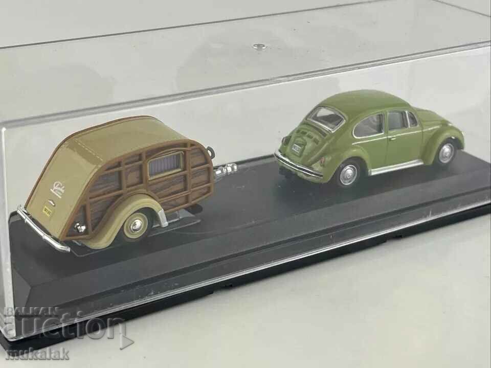 1:72 HONGWELL VW BEETLE CARAVAN TOY MODEL - 5
