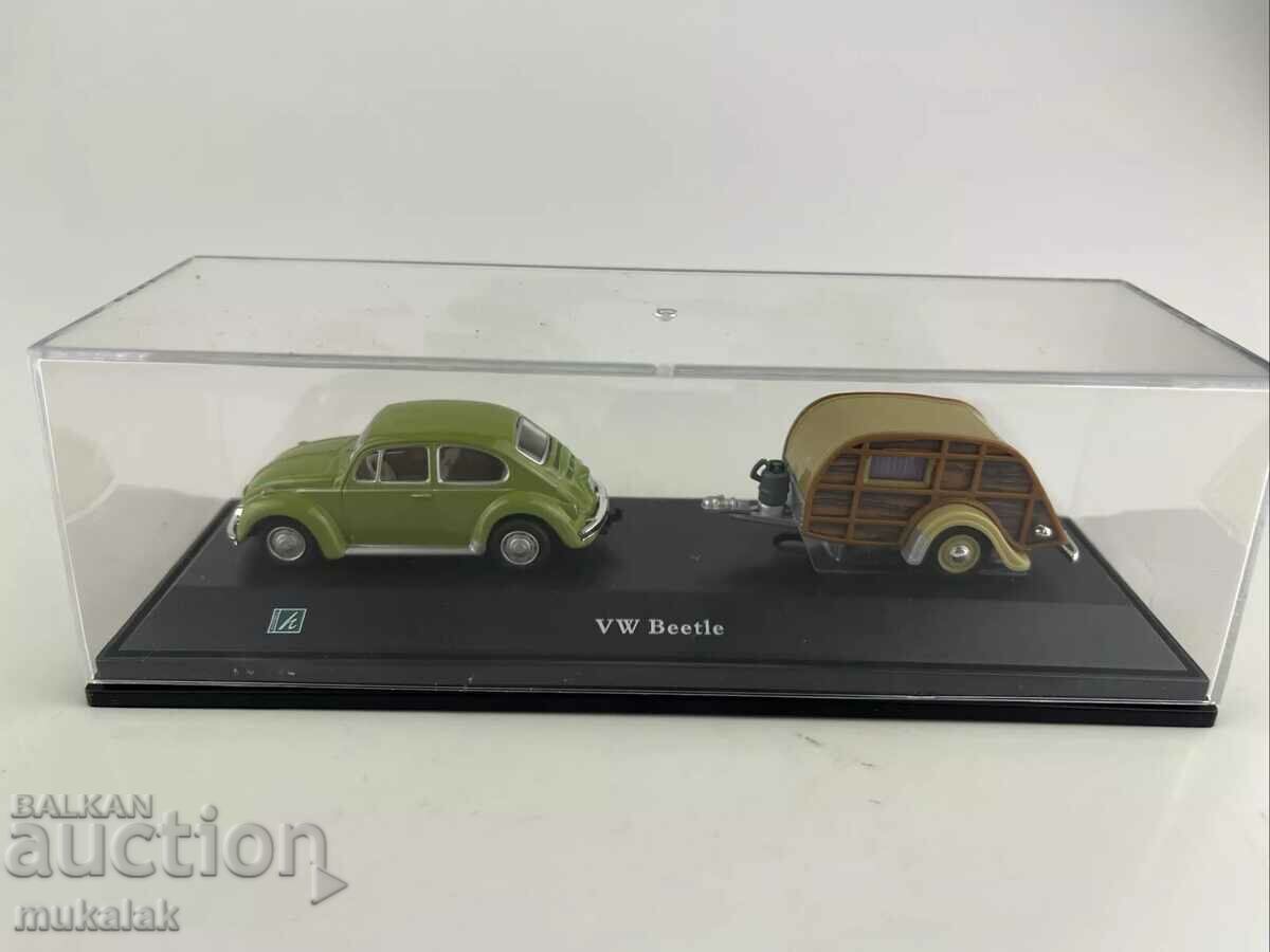 1:72  HONGWELL  VW  BEETLE  КАРАВАНА  КОЛИЧКА ИГРАЧКА  МОДЕЛ