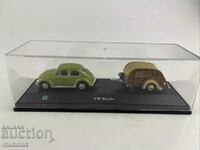 1:72 HONGWELL VW BEETLE CARAVAN TOY MODEL